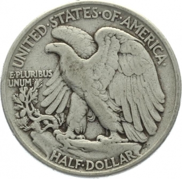 USA 1/2 Dollar 1945 o. Mzz. - Walking Liberty